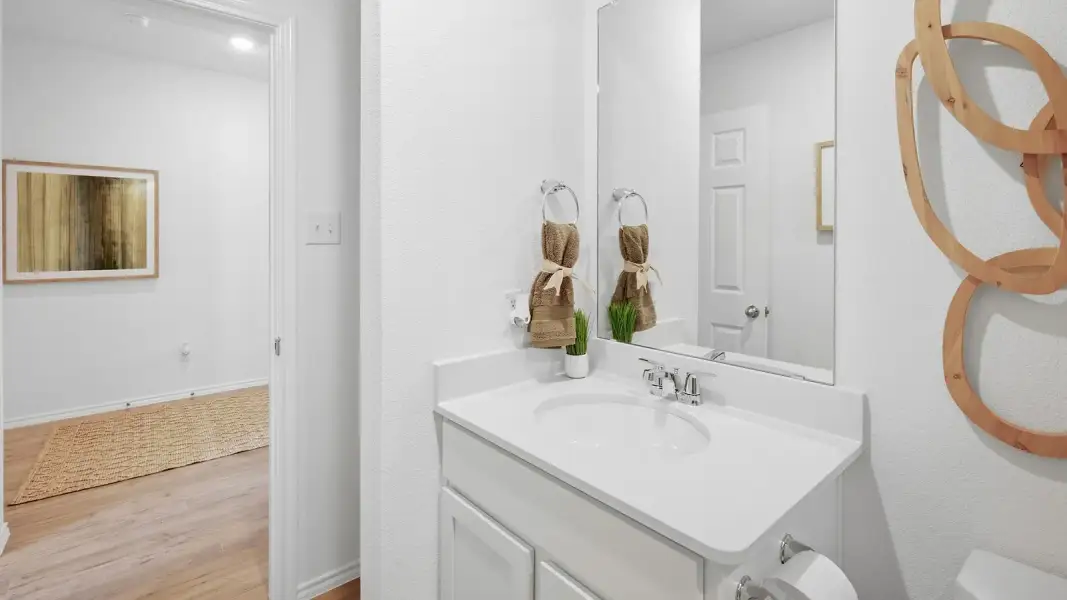 Furnished interior in a model home at Wildwood Estates in Nolanville (Image 34).