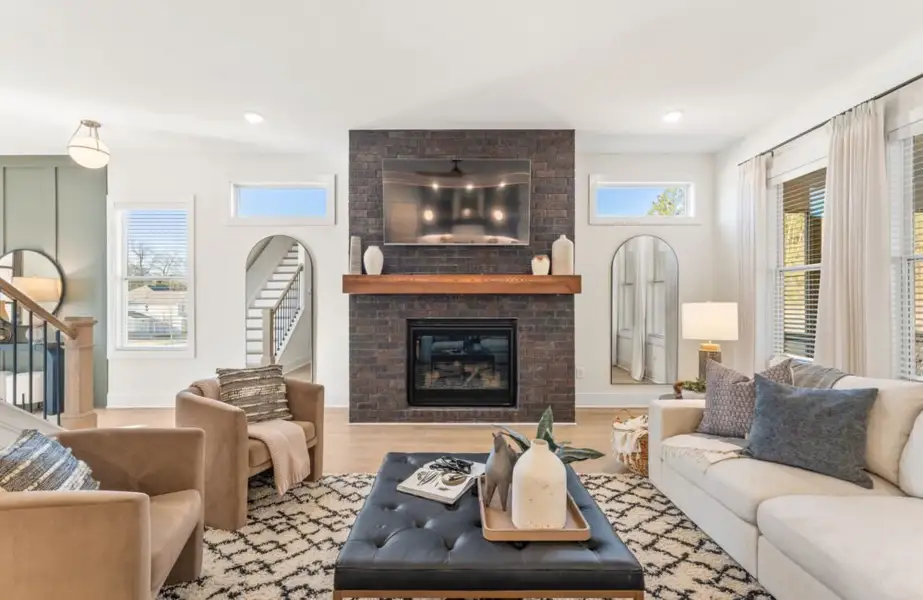 Furnished interior in a model home at The Reserve at Knollwood in Canton (Image 6).