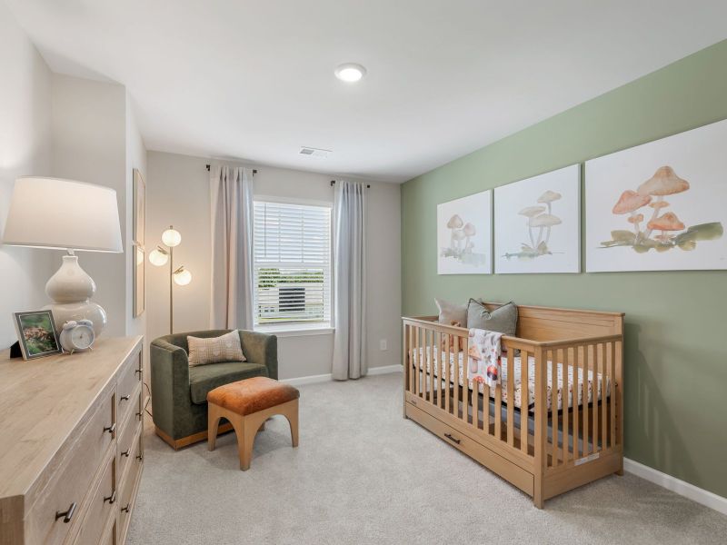 Furnished interior in a model home at Northwoods at Mirror Lake in Villa Rica (Image 15).