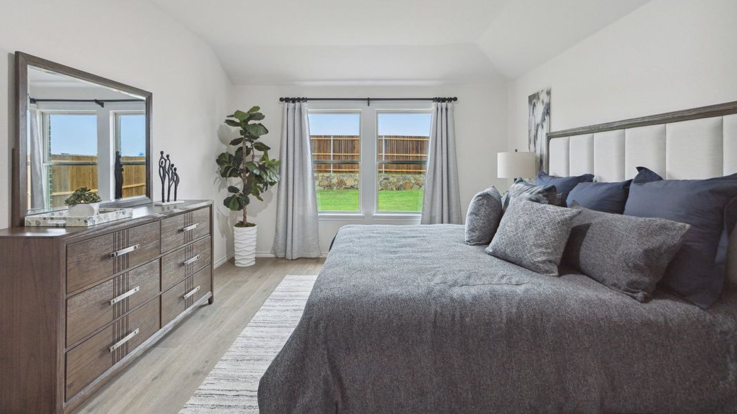 Furnished interior in a model home at Cartwright Ranch in Crandall (Image 19).