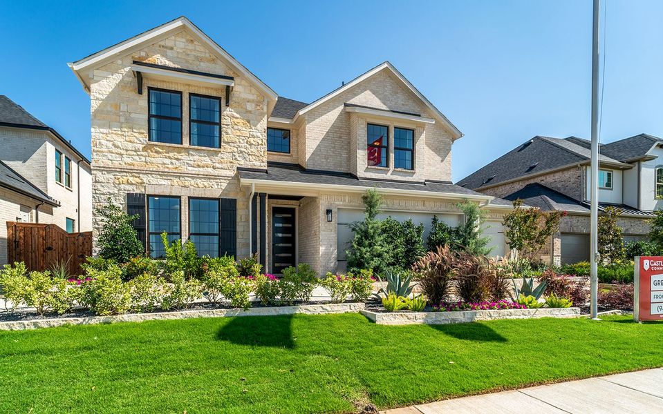 Front exterior of a home in the Green Meadows community, located in Celina, TX (Image 4).