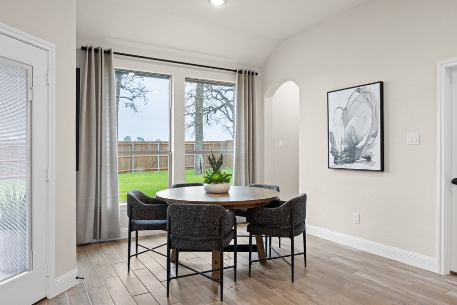 Furnished interior in a model home at Mockingbird Hills - Signature Series in Joshua (Image 18).