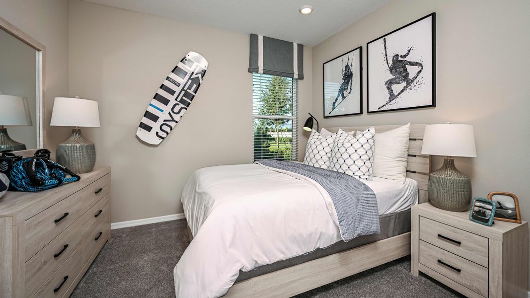 Furnished interior in a model home at Tiburon in Nokomis (Image 28).