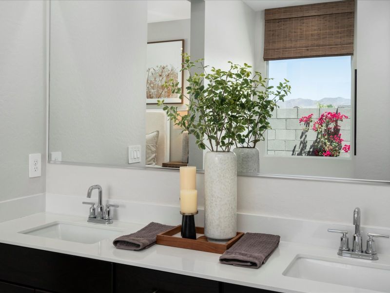 Bathroom in the Lennon Floorplan at Abel Ranch