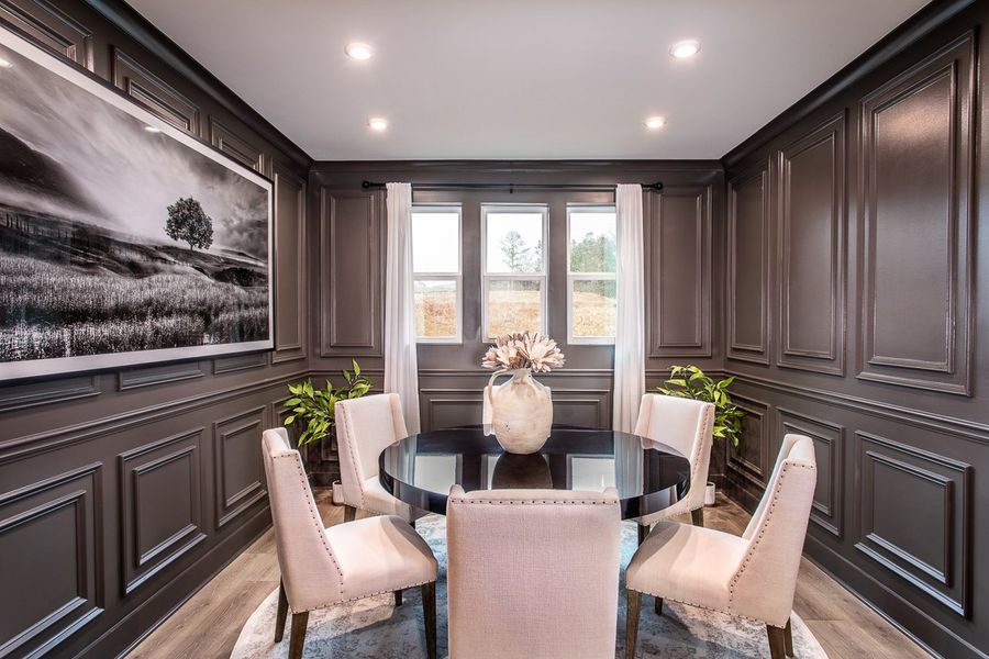 Furnished interior in a model home at Hillside Manor in Powder Springs (Image 7).
