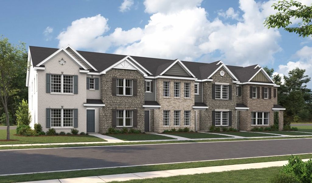 Front exterior of a home in the The Towns at Lynwood Station community, located in Mount Juliet, TN (Image 2). Front exterior of a home in the The Towns at Lynwood Station community, located in Mount Juliet, TN (Image 2).