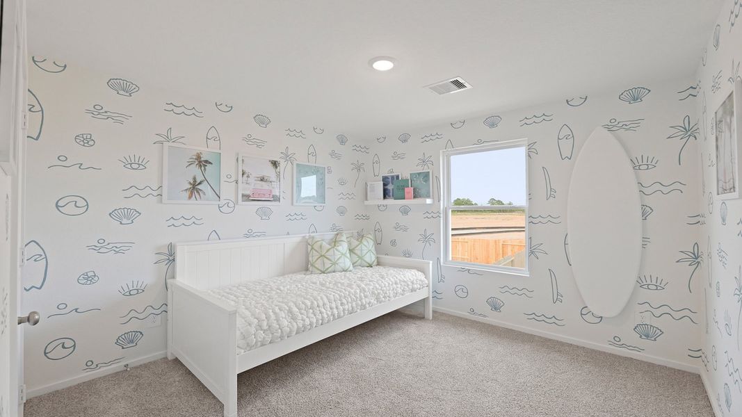 Furnished interior in a model home at Sunset Valley in Hockley (Image 20).