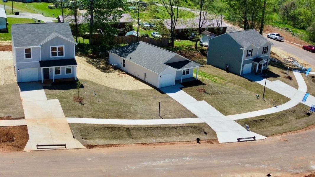 A group of buildings.