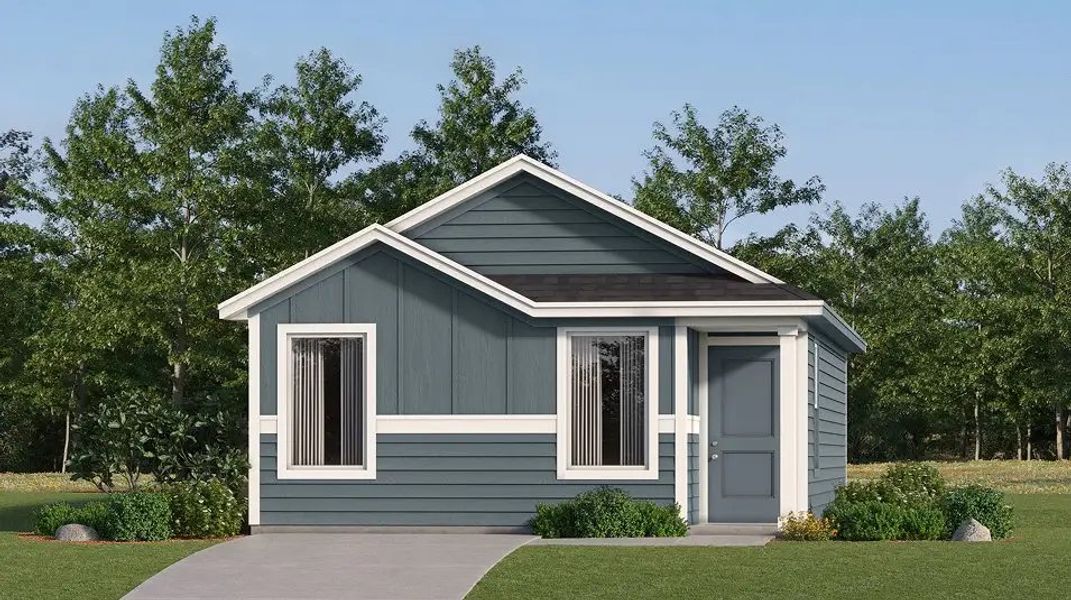 Front exterior of a home in the Acorn: Broadview community, located in Princeton, TX (Image 14).