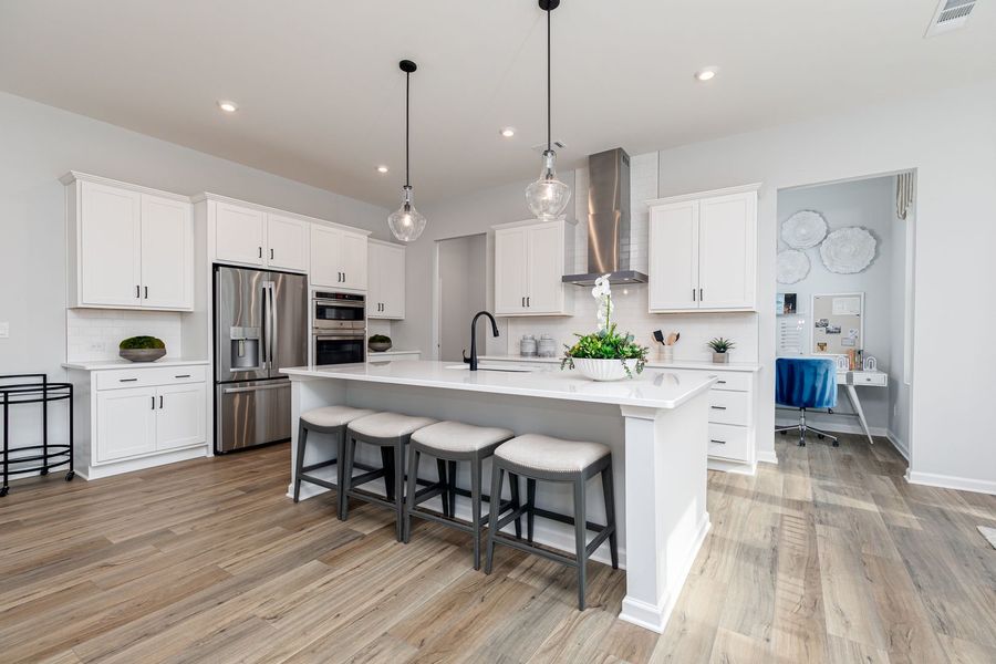 Chef inspired kitchens with large island