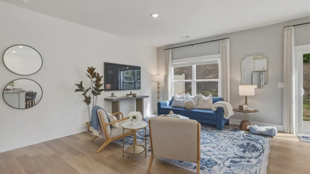 Furnished interior in a model home at Oak Vista in Knoxville (Image 11).