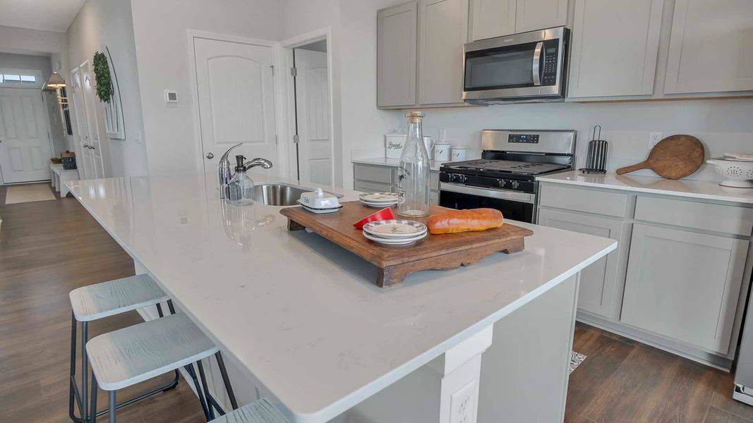 Furnished interior in a model home at The Parks in White House (Image 7). Furnished interior in a model home at The Parks in White House (Image 7).