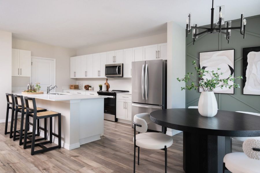 Furnished interior in a model home at Davis Landing in Wimauma (Image 5).