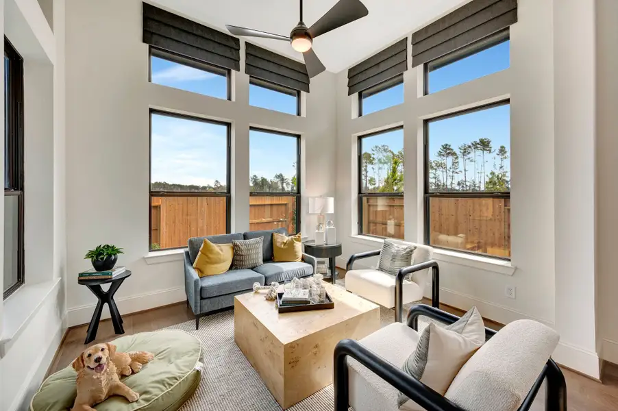 Furnished interior in a model home at Audubon – Vision Collection in Magnolia (Image 11).