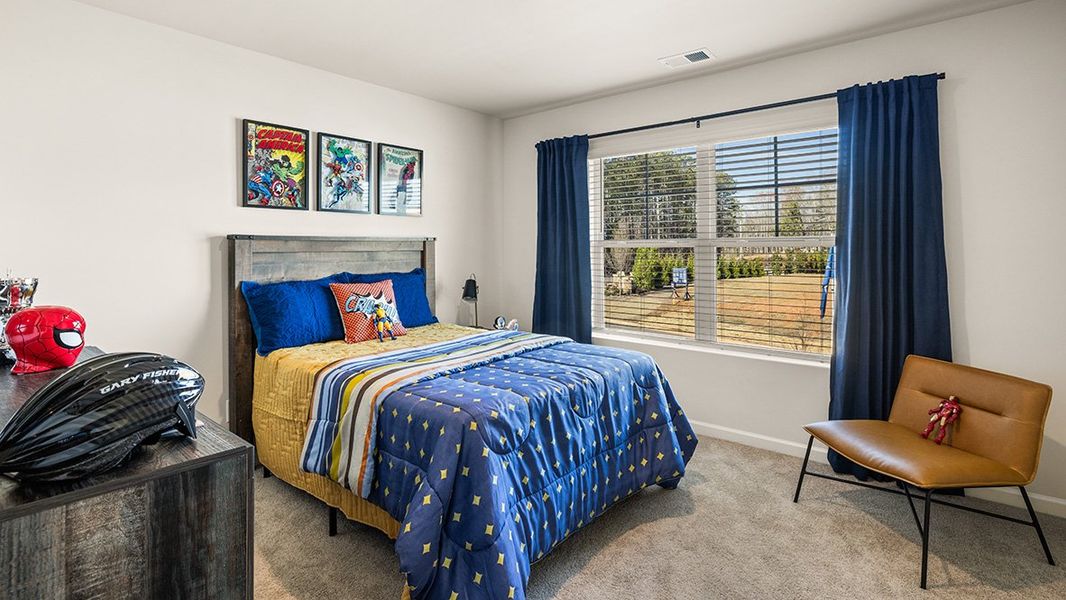 Furnished interior in a model home at Thompson Ridge in Dallas (Image 38).