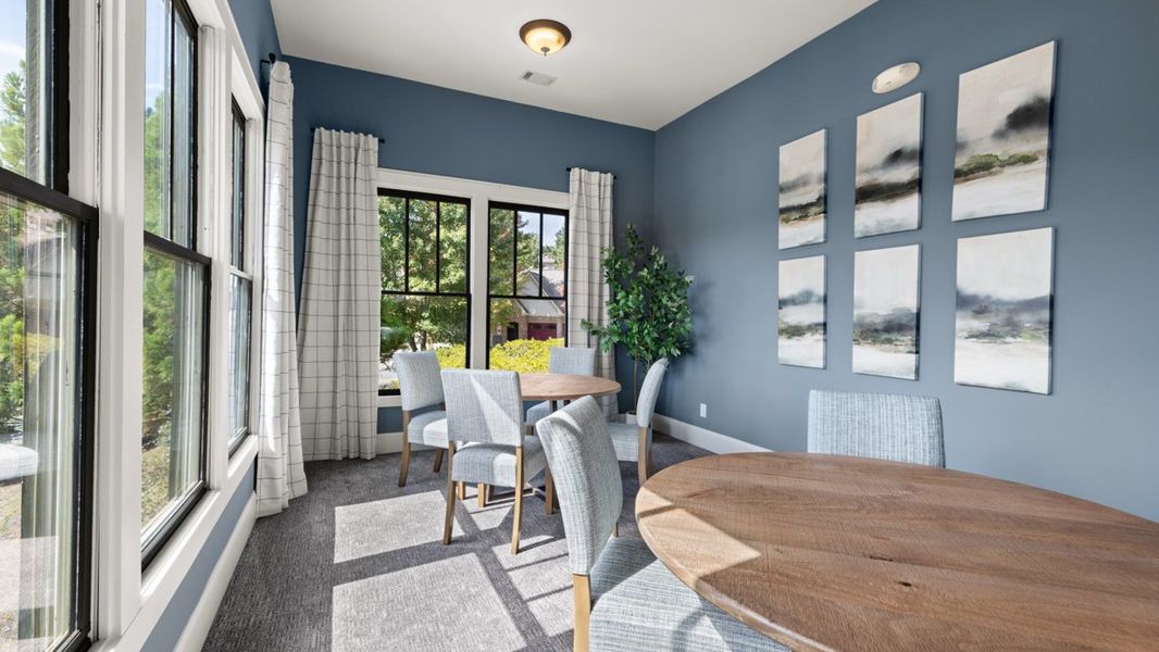 Furnished interior in a model home at Mountain Park in Dahlonega (Image 43).