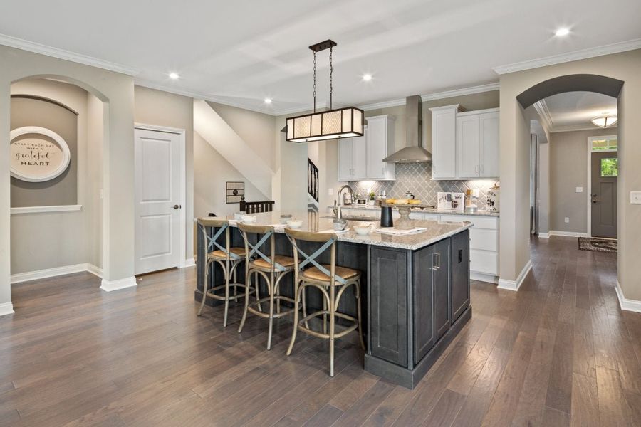 Furnished interior in a model home at Brookshale in Ball Ground (Image 18).