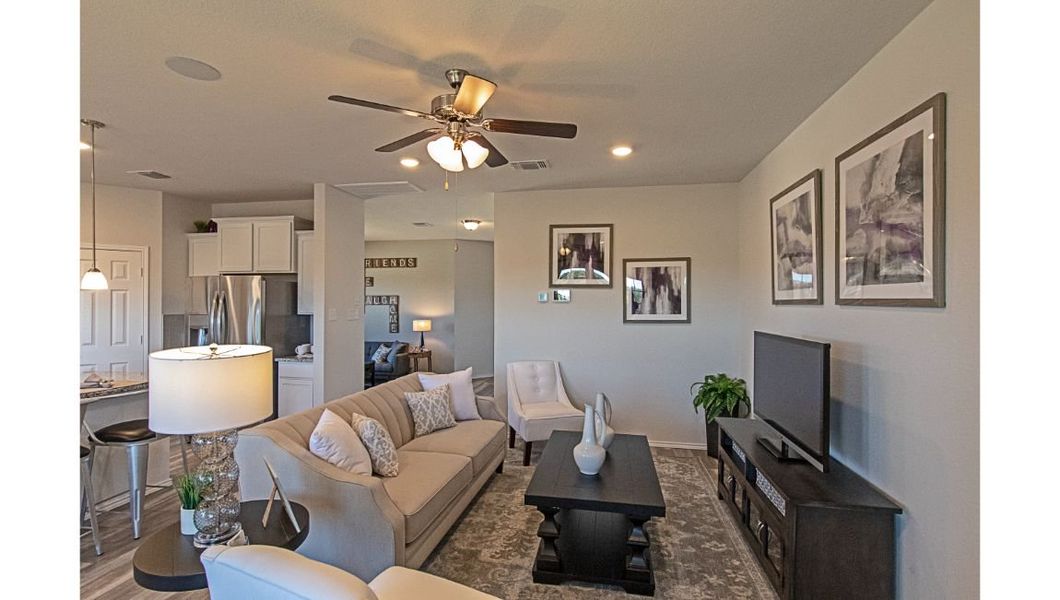 Furnished interior in a model home at Creekside Hills in Copperas Cove (Image 6).
