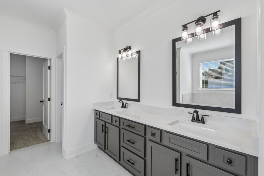 Furnished interior in a model home at Magnolia Ridge in Monroe (Image 11).