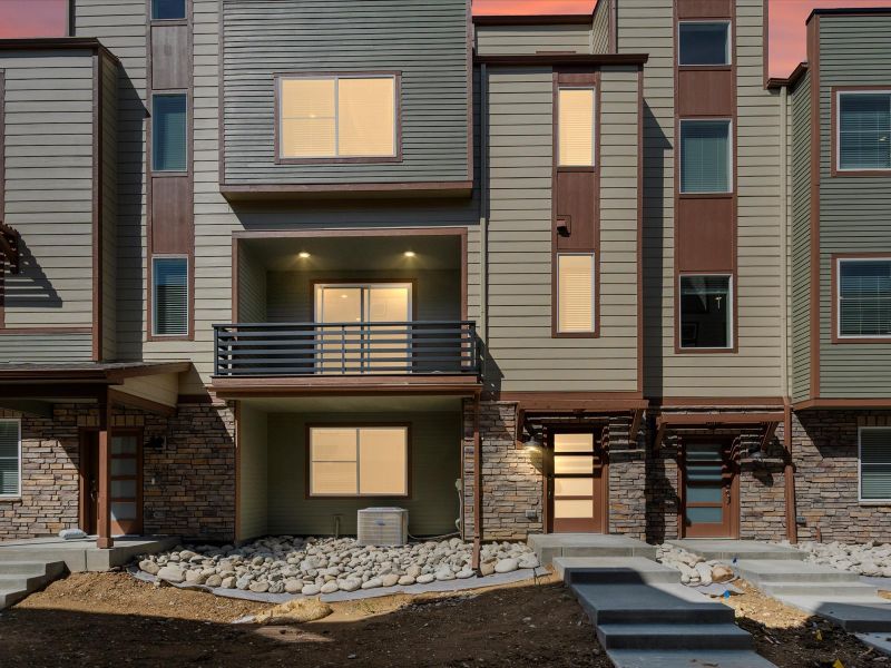 The Cameron floorplan exterior image taken at a Meritage Homes community in Broomfield, CO.