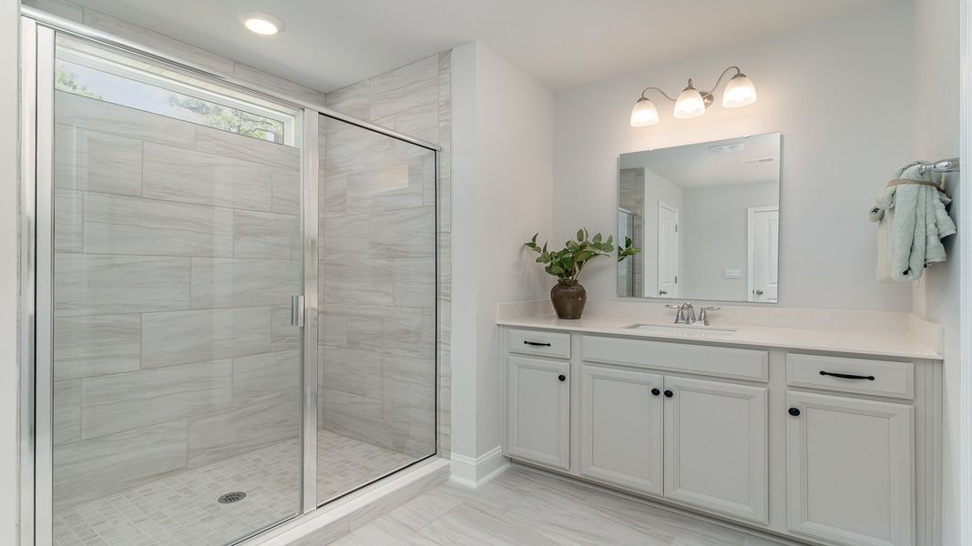 Furnished interior in a model home at Livingston Woods in Irmo (Image 10).