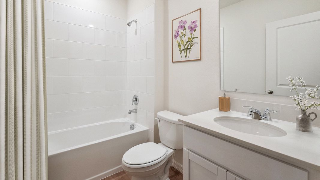 Furnished interior in a model home at Bradbury Estates in Sanford (Image 16). Furnished interior in a model home at Bradbury Estates in Sanford (Image 16).