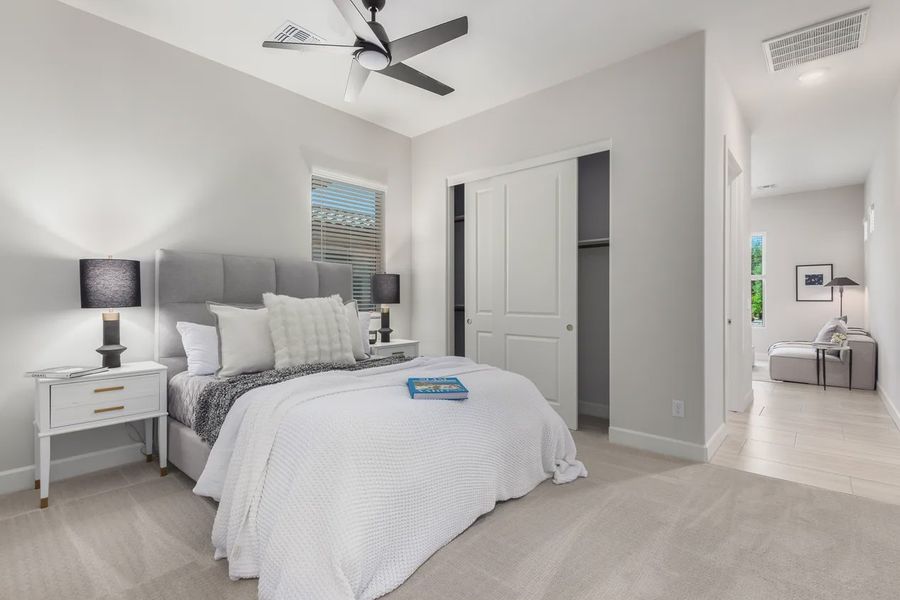 Furnished interior in a model home at Bellero Estates in Queen Creek (Image 60).