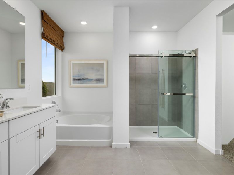 The Lark floorplan modeled at Anthem at Merrill Ranch