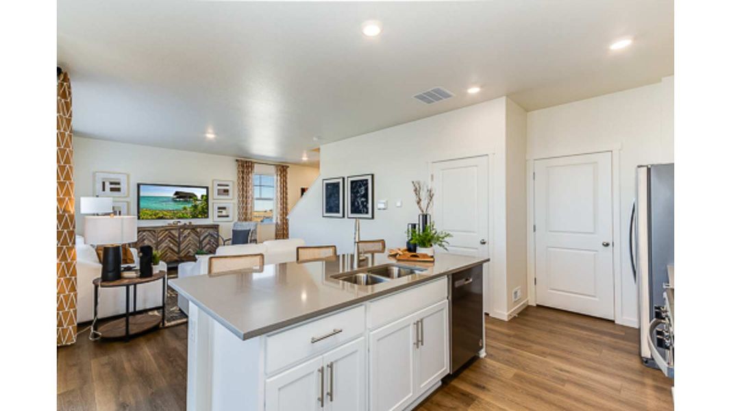 Furnished interior in a model home at Ridge at Johnstown in Johnstown (Image 5).