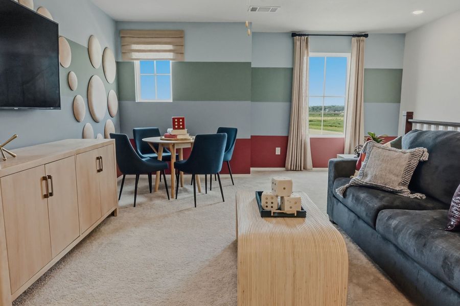 Furnished interior in a model home at Heritage Mill in Hutto (Image 18). Furnished interior in a model home at Heritage Mill in Hutto (Image 18).