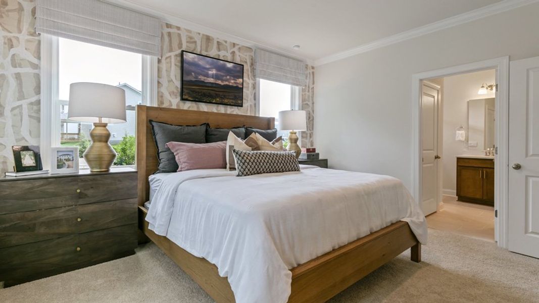 Furnished interior in a model home at Horton Park in Apex (Image 20). Furnished interior in a model home at Horton Park in Apex (Image 20).