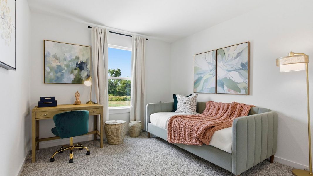 Furnished interior in a model home at Murphy Village in Missouri City (Image 23).