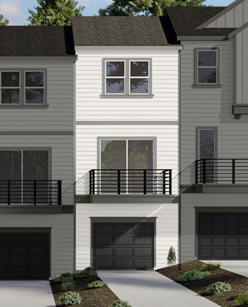 Front exterior of a home in the Parc Terrace at West Highlands community, located in Atlanta, GA (Image 6).