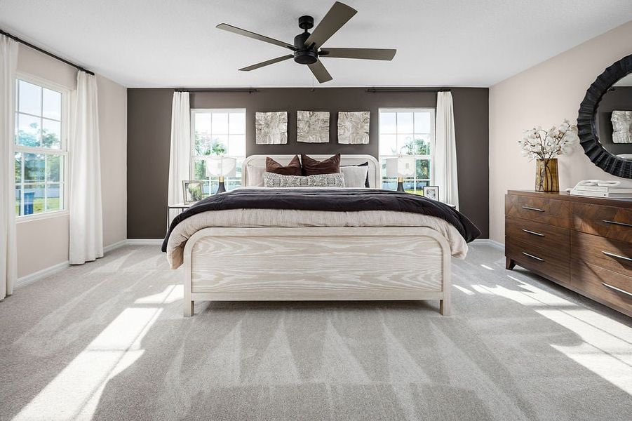 Furnished interior in a model home at Thompson Village Townhomes in Apopka (Image 8).