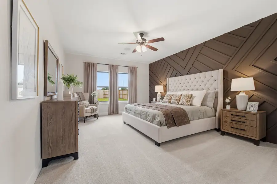 Furnished interior in a model home at Sierra Vista in Rosharon (Image 41). Furnished interior in a model home at Sierra Vista in Rosharon (Image 41).