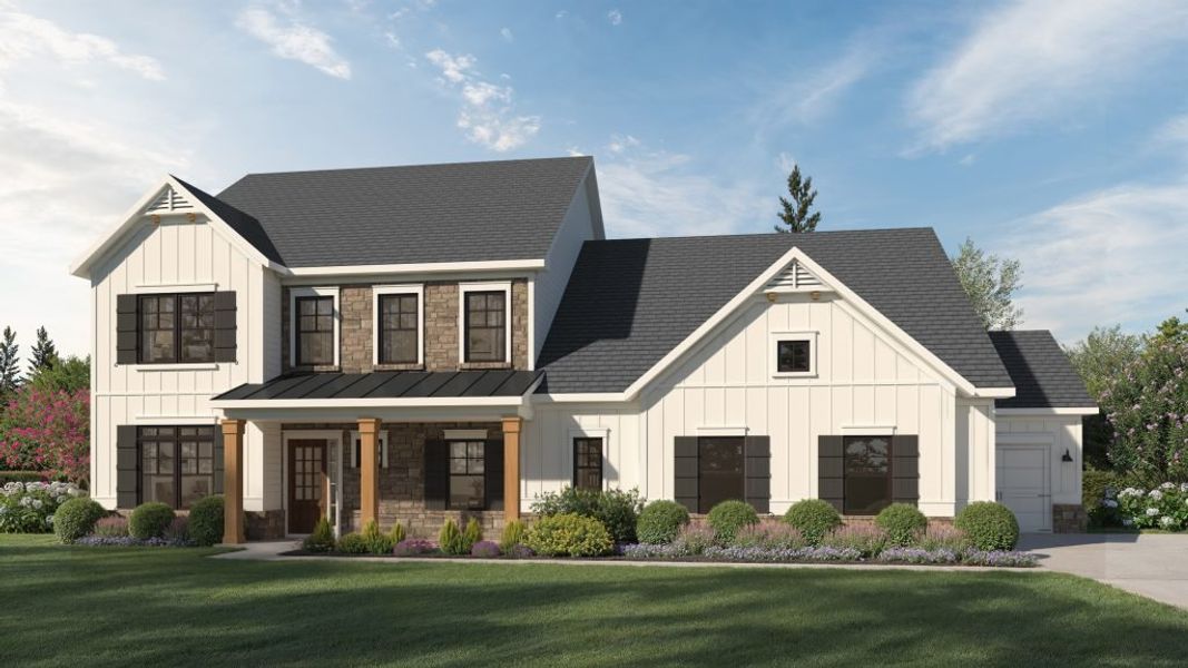 Front exterior of a home in the Walters Creek community, located in Douglasville, GA (Image 21). Front exterior of a home in the Walters Creek community, located in Douglasville, GA (Image 21).