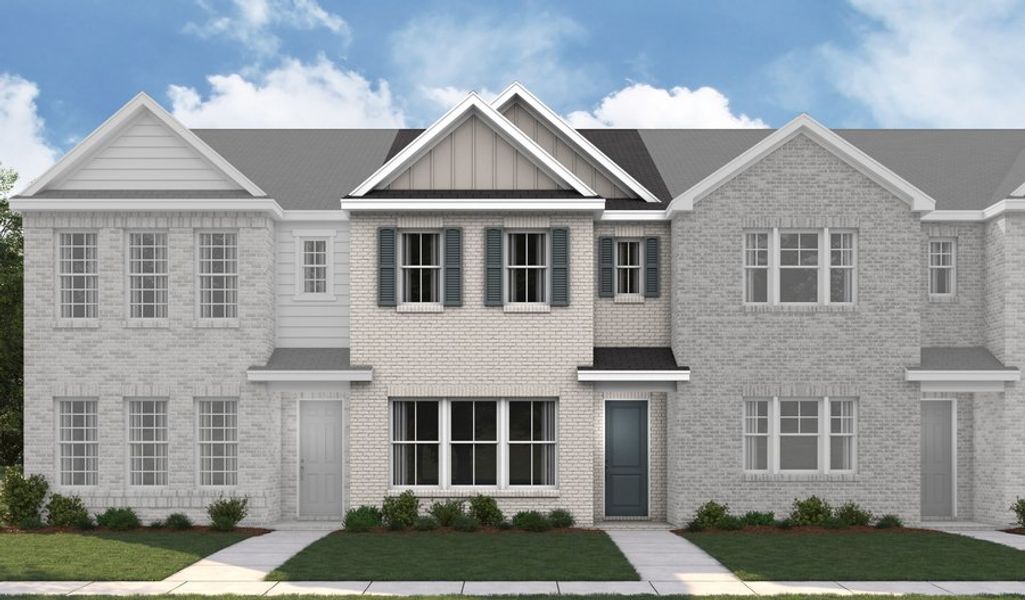 Front exterior of a home in the The Towns at Lynwood Station community, located in Mount Juliet, TN (Image 13). Front exterior of a home in the The Towns at Lynwood Station community, located in Mount Juliet, TN (Image 13).