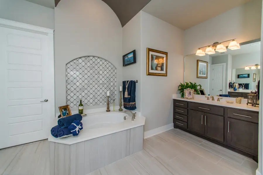 Furnished interior in a model home at Highland Estates in San Antonio (Image 12). Furnished interior in a model home at Highland Estates in San Antonio (Image 12).