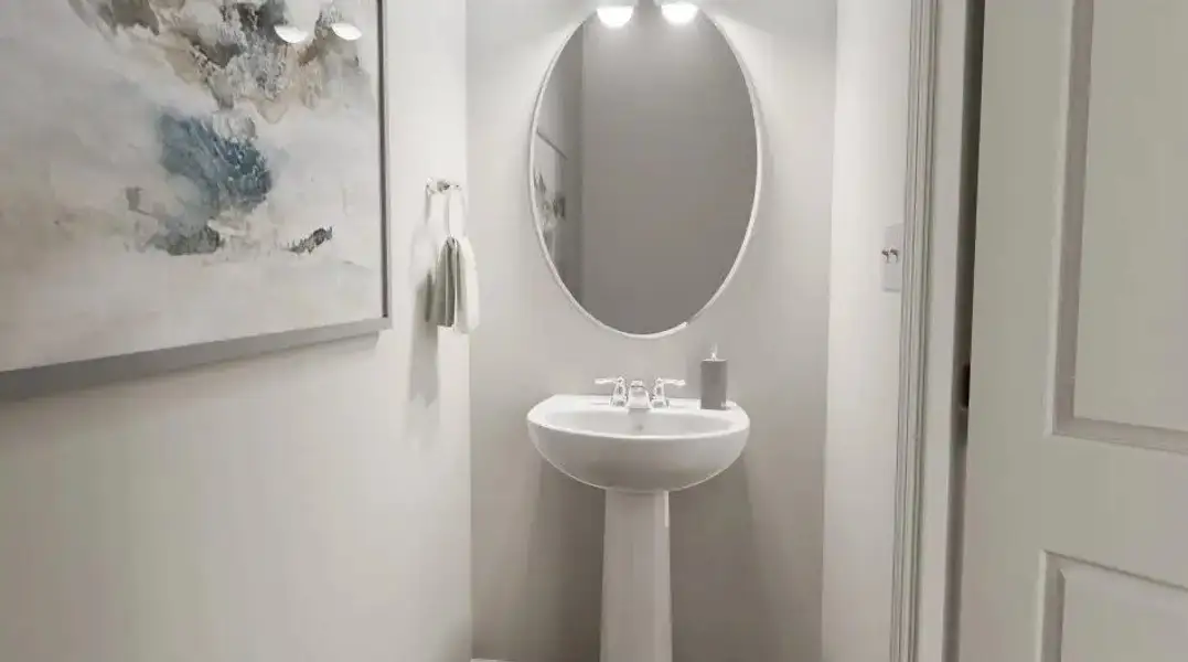 Furnished interior in a model home at Wesley Downs in Durham (Image 3). Furnished interior in a model home at Wesley Downs in Durham (Image 3).