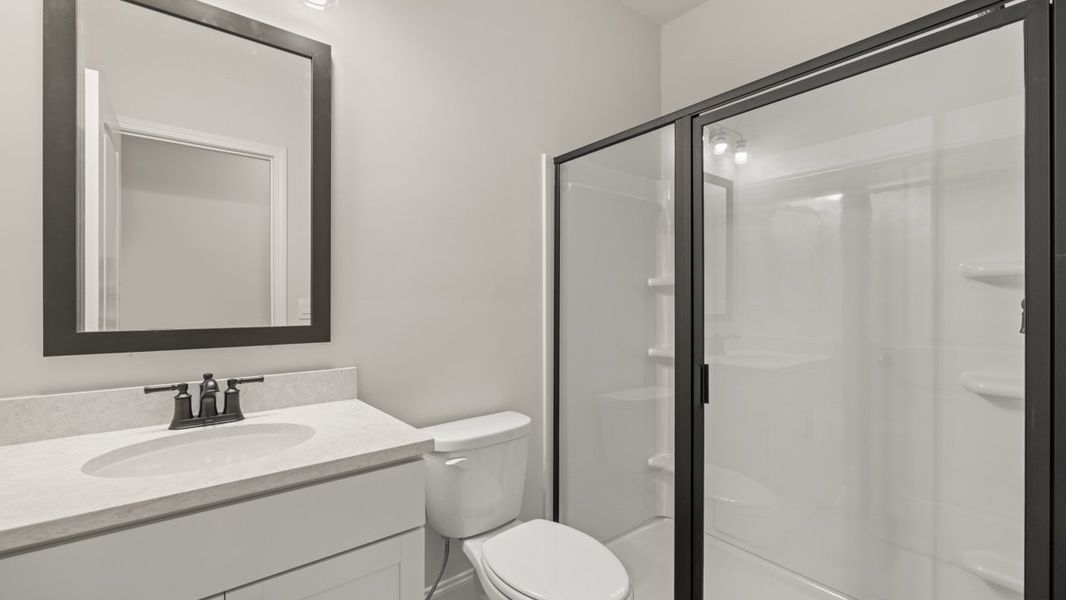 Furnished interior in a model home at Holland Estates in Powder Springs (Image 11).