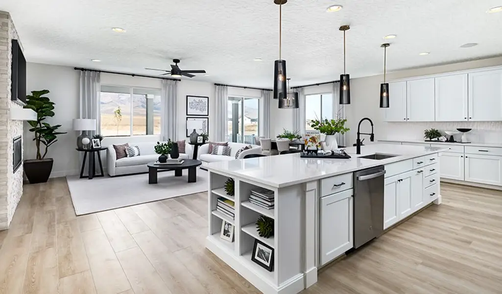 Furnished interior in a model home at Fusion at Avalon Crossing in Mesa (Image 13).