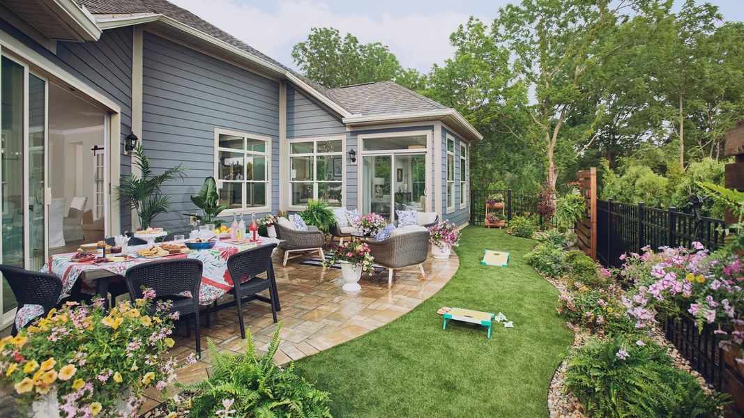 Exterior details of a home in The Courtyards at Holly Grove, Holly Springs (Image 9).