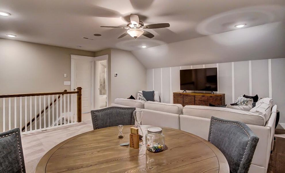 Furnished interior in a model home at Arbor West in Dawsonville (Image 22).