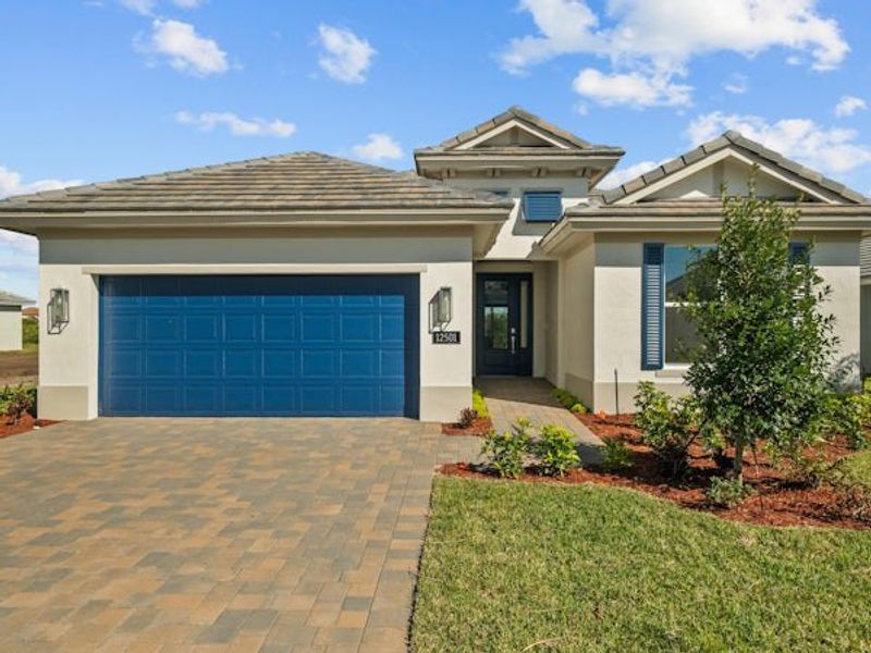 Front exterior of a home in the Lake Park at Tradition community, located in Port St. Lucie, FL (Image 46).