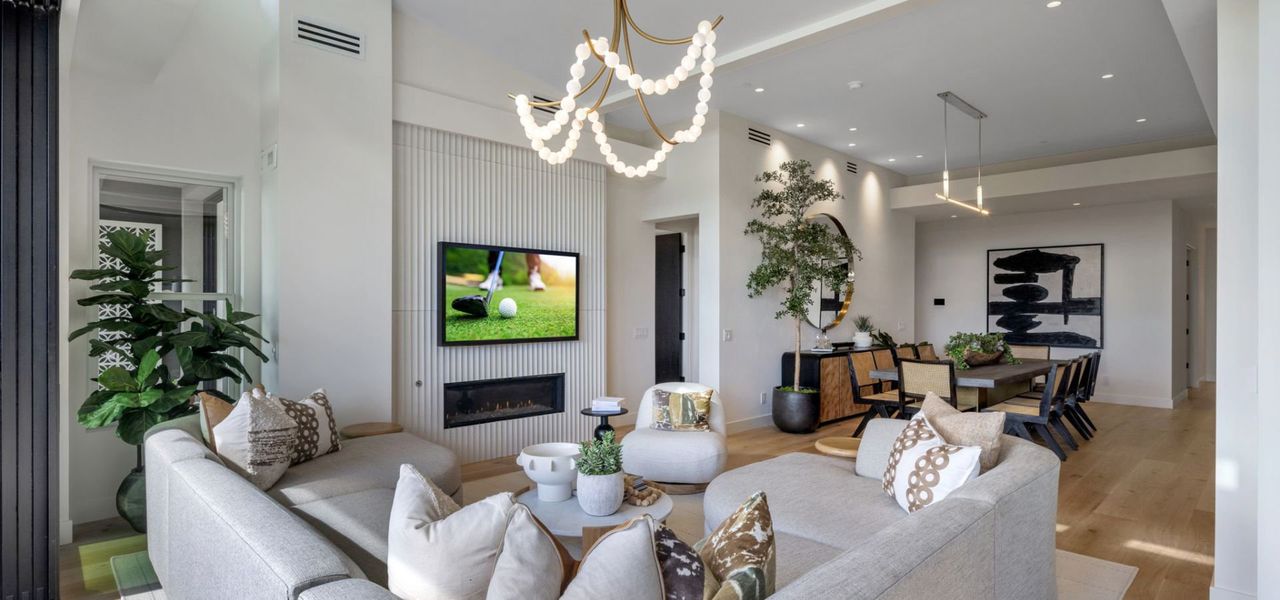 Furnished interior in a model home at The Retreat in Scottsdale (Image 9).