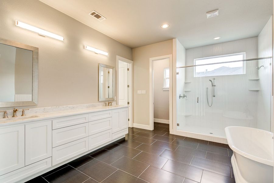 Furnished interior in a model home at Walsh in Fort Worth (Image 5).