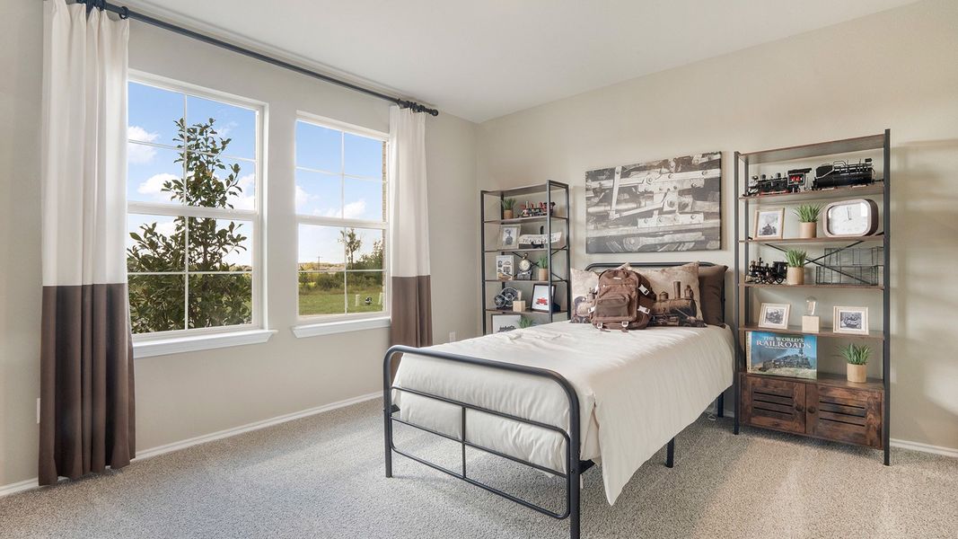 Furnished interior in a model home at Pecan Creek in Temple (Image 28).