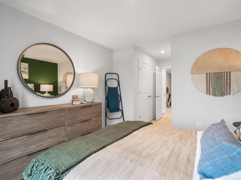 Furnished interior in a model home at Townes at North Main in Lillington (Image 5).