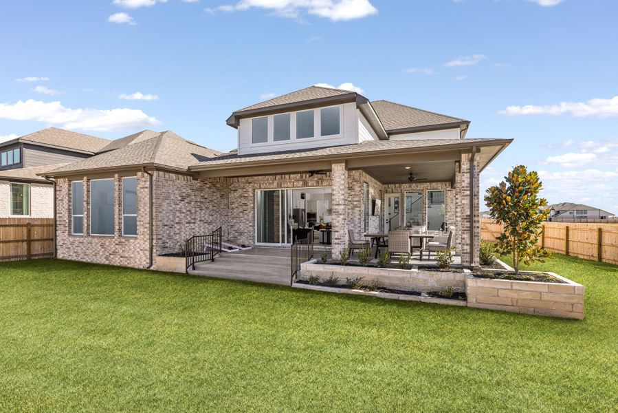 Exterior details of a home in The Grove at Blackhawk, Pflugerville (Image 6).