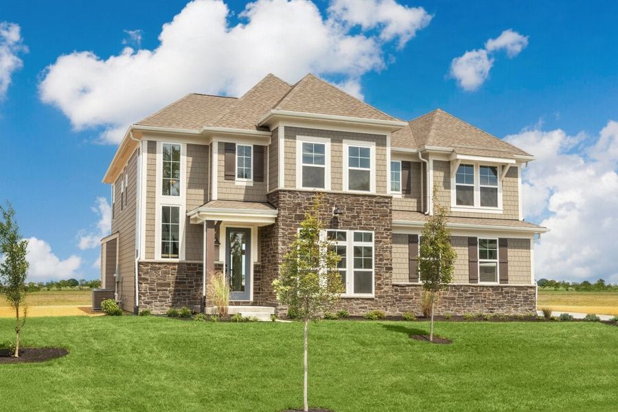 Front exterior of a home in the The Estates and Meadows at Floyds Fork community, located in Louisville, KY (Image 13).